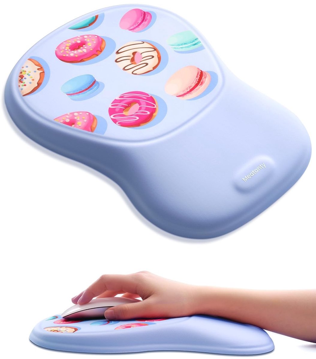 SolidKeus - Ergonomische Muismat met Polssteun voor Comfortabel Typen