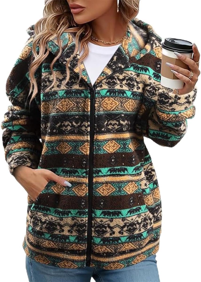 Fleecejack Dames Warm Casual Patchwork Hoodie Pluche Jas Mode Ritssluiting Bovenkleding Met Capuchon