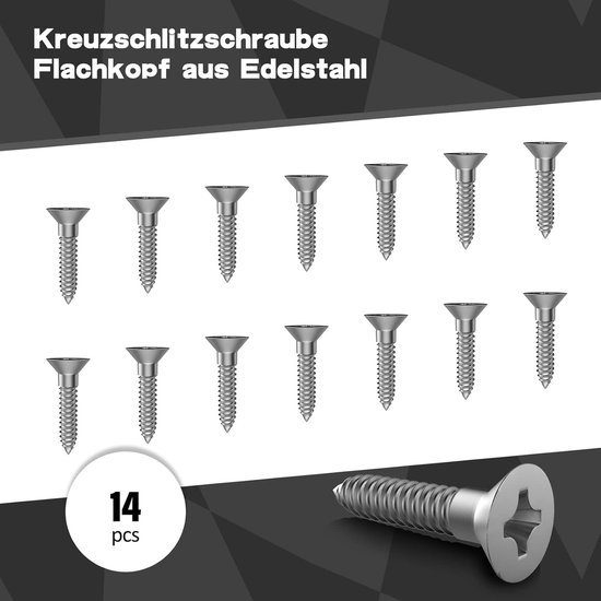 Robotmaaier spikes voor Gardena Sileno City 250 + 500 + Life uitvoerig ontbraamd, incl. 14 x roestvrijstalen schroeven spikes voor accessoires off-wheel-wielen. — afbeelding 2