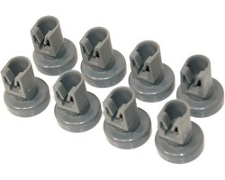 Set met 8 wielen voor bovenkorf vaatwasser Rex – compatibel met Electrolux