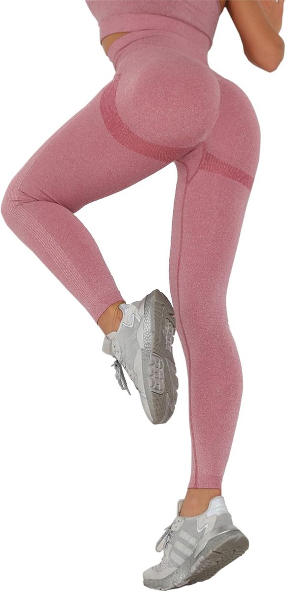 Scrunch Butt sportlegging Hoge taille naadloze push up legging voor dames Ondoorzichtige Boom Booty legging Sportbroek met buikcontrole Slanke sportlegging Gym Broek yoga Fitnesstraining