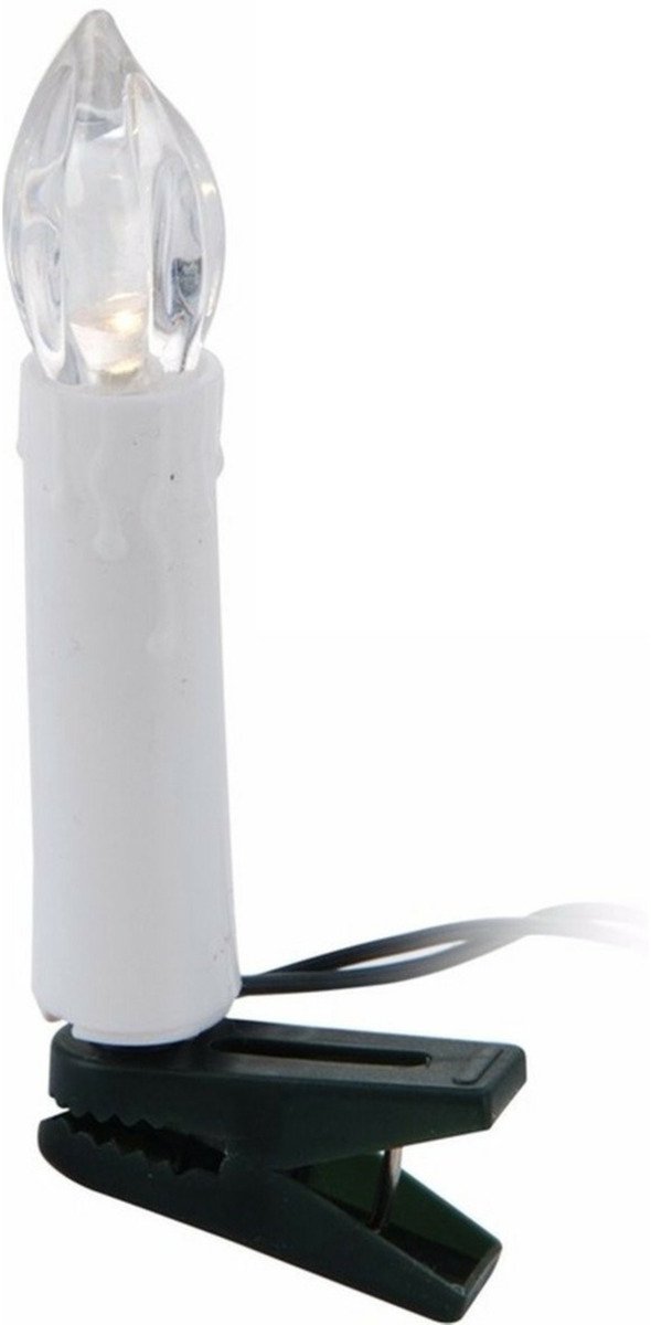Kaarsen verlichting - 12 meter - 50 LED lampjes - warm wit - kerstverlichting lichtsnoer – foto 2