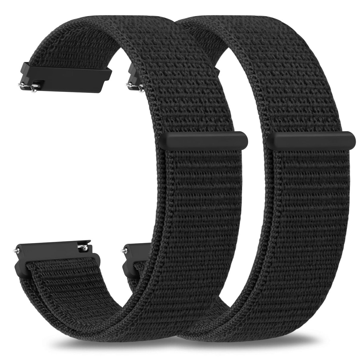 SolidKeus - Nylon Vervangende Strap voor Garmin Horloges (2 Stuks)