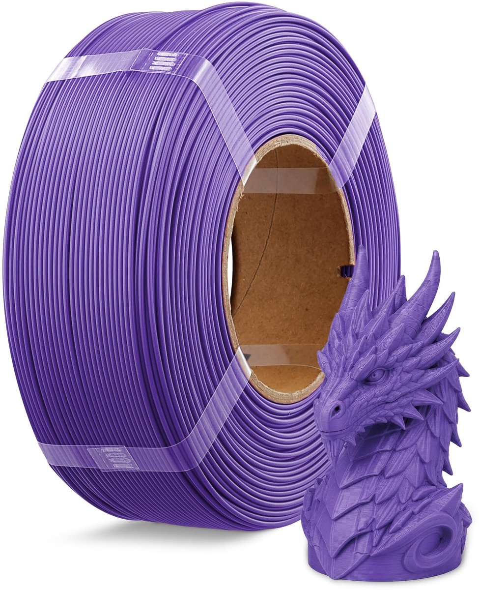 SolidKeus - PLA+ Filament 1,75 mm voor 3D Printers (1 kg, Paars)