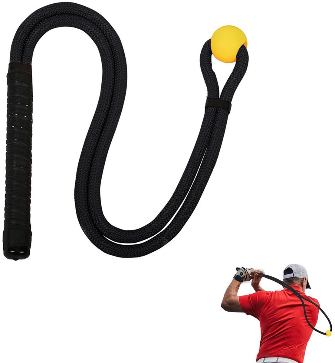 SolidKeus - Golf Rope Swing Trainer voor Verbeterde Swing Techniek