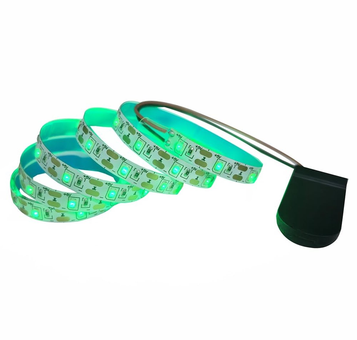 SolidKeus - 2M Groene LED Strip met Batterijvoeding