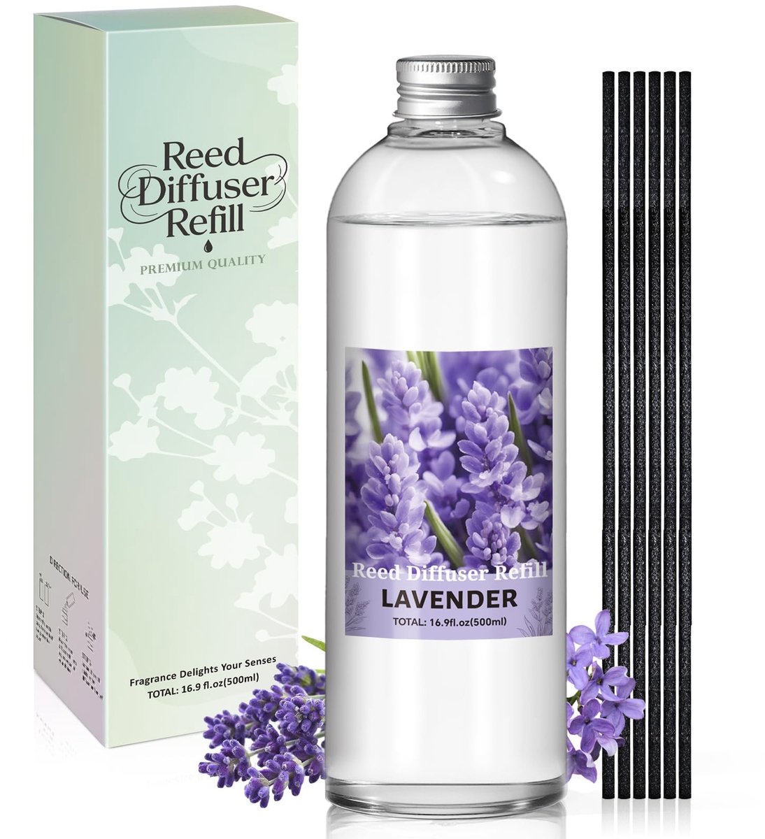 SolidKeus - Air Freshener Navulling 500ml met Lavendel Geur