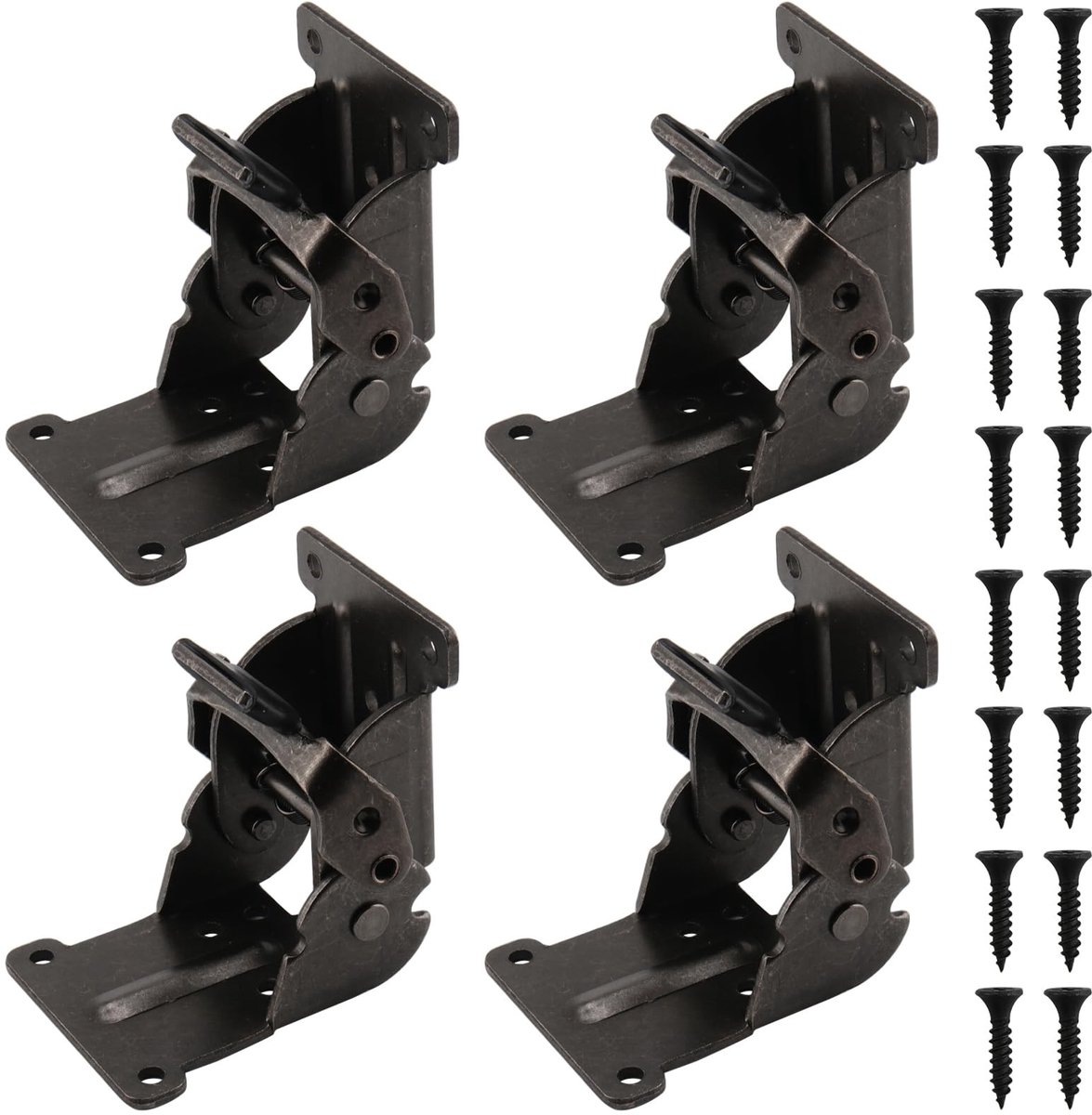 SolidKeus - Set van 4 Vouwbare Hinge Beugels voor Meubels