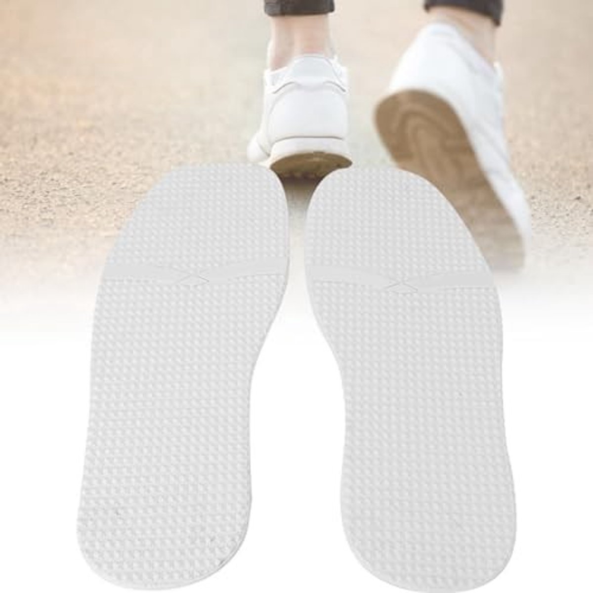 Vervangende Rubber Zool 3mm Dikte - Antislip, Slijtvast en Verhoogde Grip voor Schoenen (Wit)