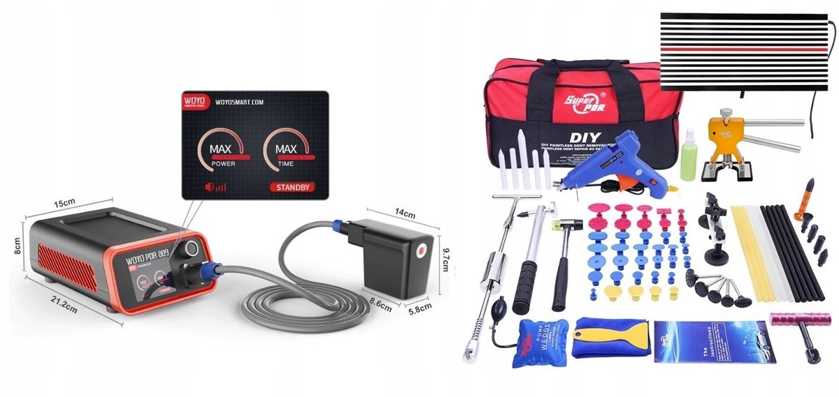 WOYO PDR-009 Aluminium Inductie Deuk Verwijderaar - Professionele Set