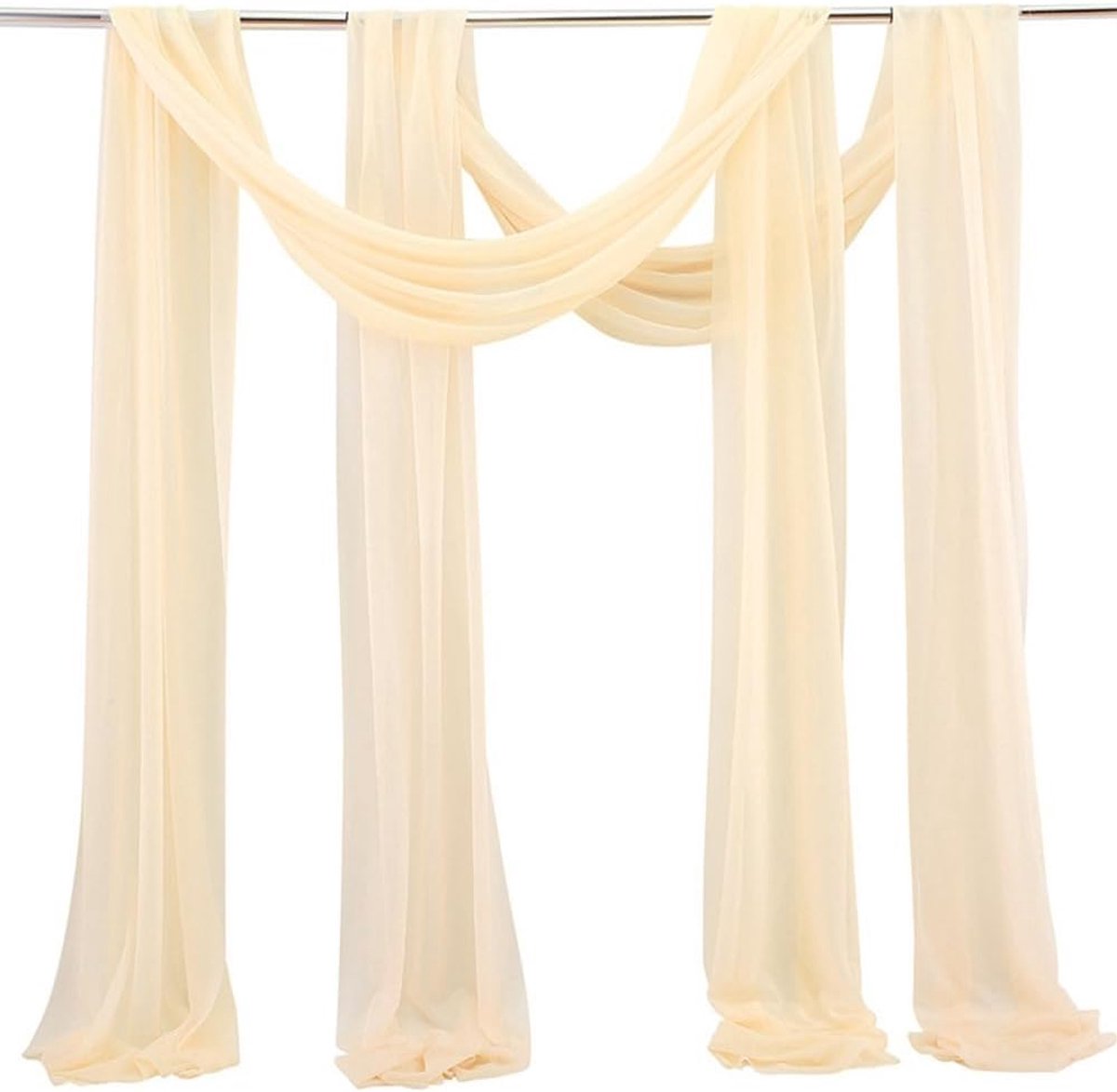 Bruiloftsboog, draperiestof, tulestof, dwarsbehang, transparante tule, gordijnen, organza, decoratieve stof, fotoachtergrond voor bruiloft, geschenken, party, decoratie,