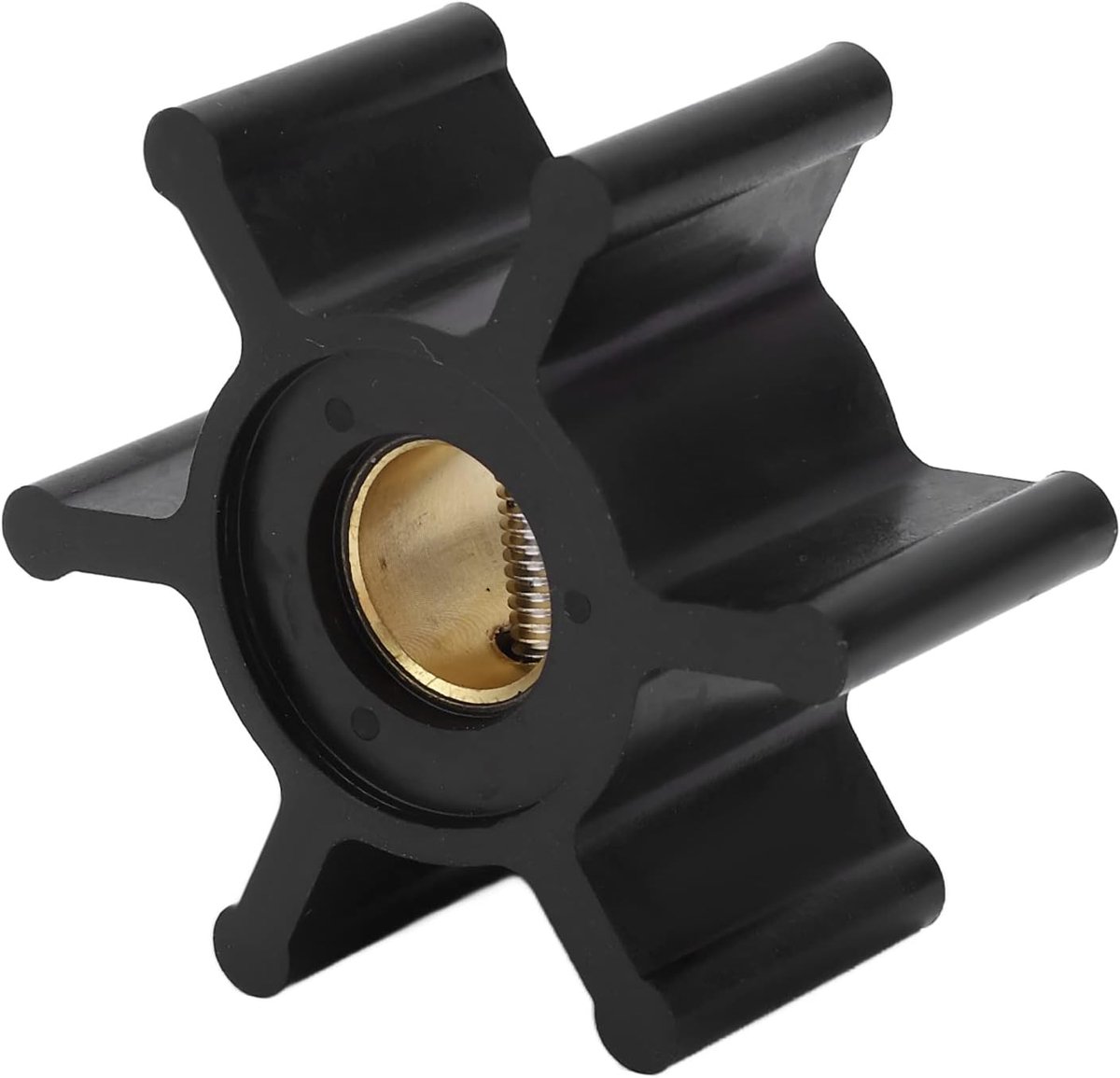 09-810B-1, 6 Bladen Flexibele Vervanging van de Waterpompwaaier voor Westerbeke 4.0BCD 4.4BCD 4.4WMD-motor voor Onderhoud,Reserveonderdelen voor boten,jachten