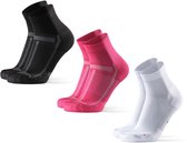 DANISH ENDURANCE Chaussettes de course quart de longueur pour femmes et hommes longue distance - Anti ampoules - Taille 43-47