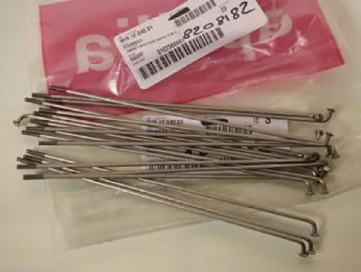 Lot de 18 rayon de jante origine pour moto Aprilia 50 Classic 1992 à 1999 AP8208182 Neuf