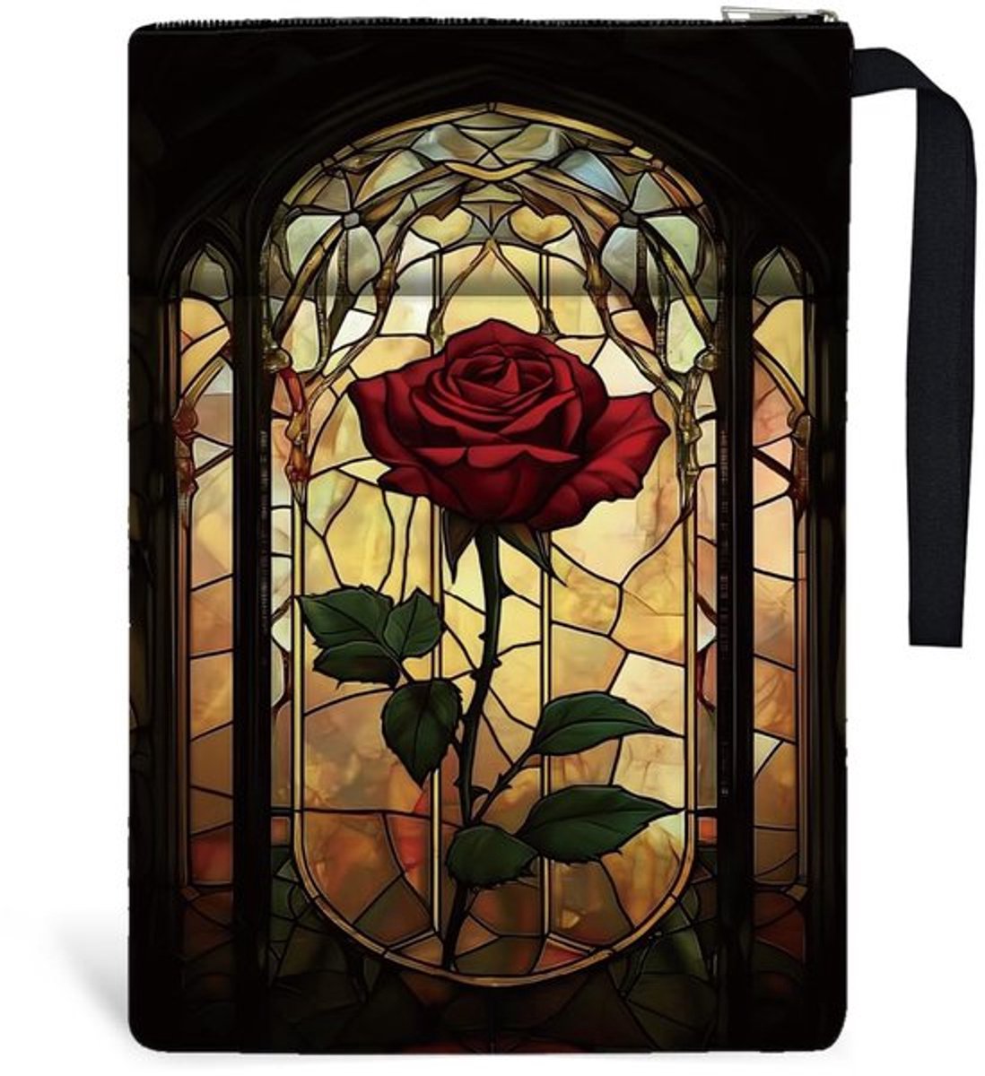 Boekomslag 34 x 24 cm - Boekhoes - Boekbescherming - Rozen/design - Polyester - 1 stuk
