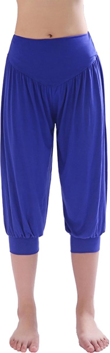 Super Zachte Modal Spandex Harem Yoga Pilates Broek Bijgesneden Broek