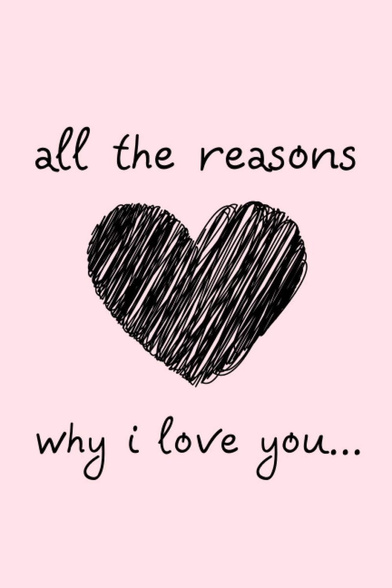 The Reasons Why I Love You: Things I Love About You, Fill In The Blank Book, Written By Me To You - for Boyfriend, Girlfriend, Husband, Wife, ... Cute Valentines’ Day Gift, 104 pages, 6x9”