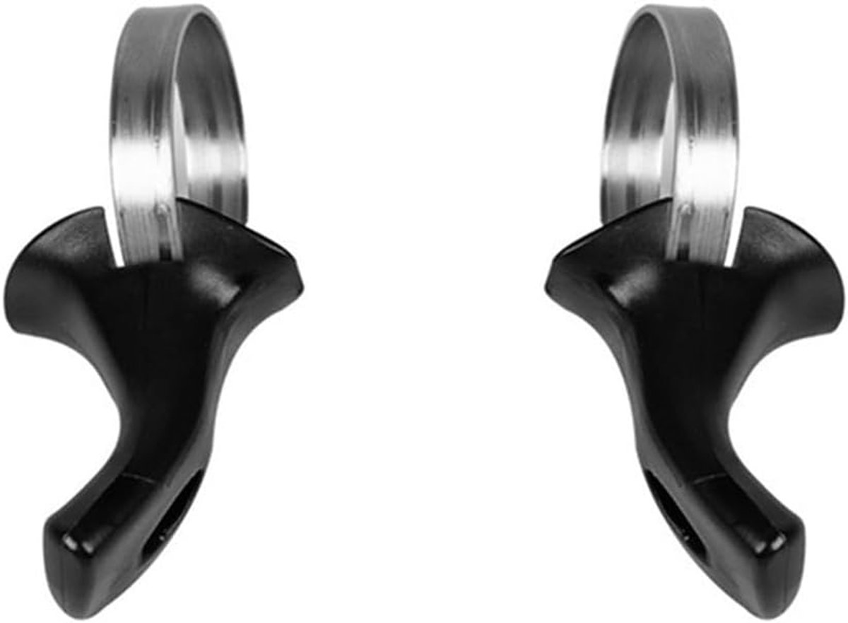 SnelShoppen - Duimgrepen voor Fietsen, Ergonomische Antislip Aluminium Stuuruiteinden voor Racefietsen, Zacht Contactoppervlak, Vermindert Vermoeidhei