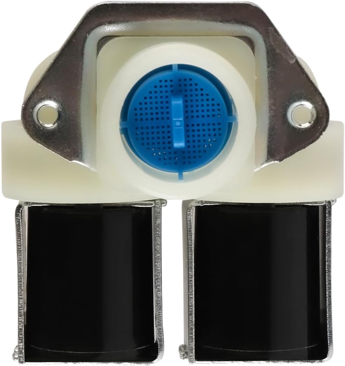 SnelShoppen - Dubbele Solenoïde Inlaatklep Wasmachine AC220-240V Frequentie 50/60Hz Universele Twee Inlaten en Eén Afvoer Elektromagnetische Klep voor