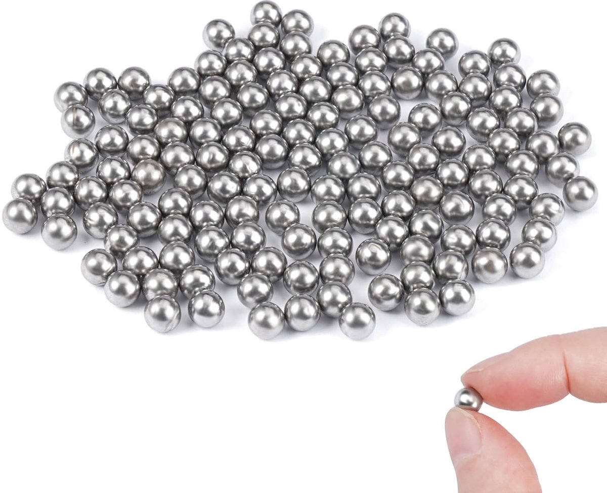 Mixballen 255 stuks - roestvrijstalen ballen - corrosiewerend - ideaal voor verf mengen - SnelShoppen