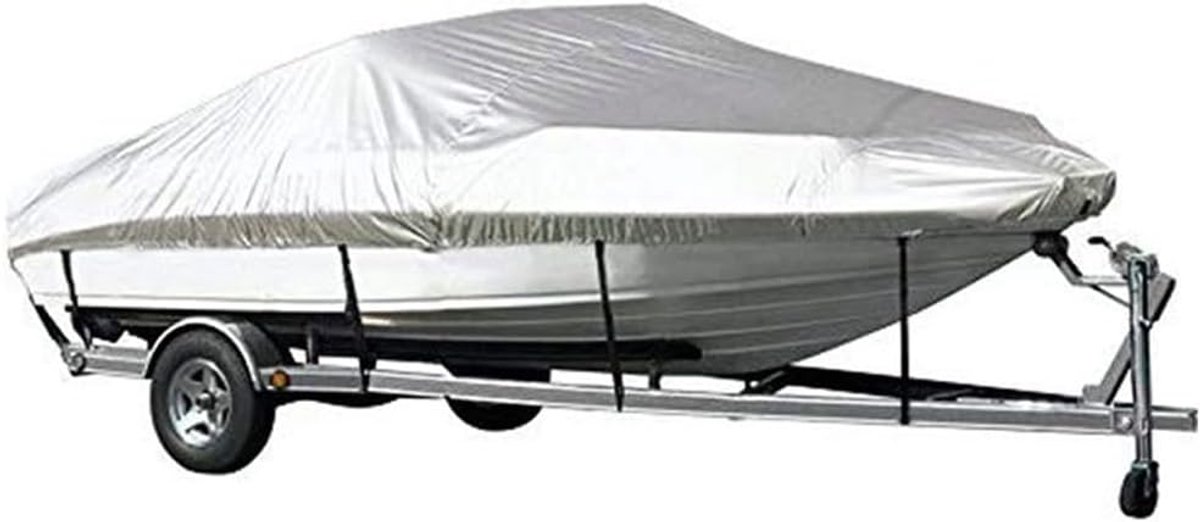 SnelShoppen - Waterdichte Bootkap voor V-romp Roeiboot en Vissersboot - Stofdicht, Zonwering, Diverse Maten Beschikbaar - 190T Taftmateriaal, Robuust