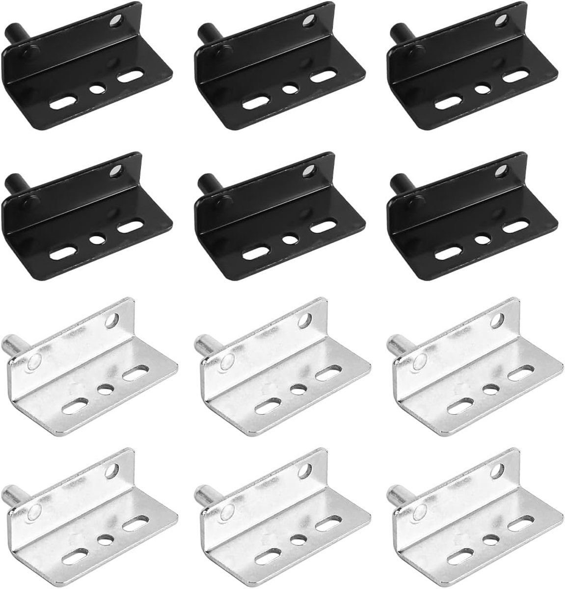 SnelShoppen - Cabinet Deur Hinge Eenvoudige Hinge Hoek Hinge Houten Deur Ondersteuningsscharnier IJzeren Pivot Hinge Geschikt voor Keuken en Kast Deur