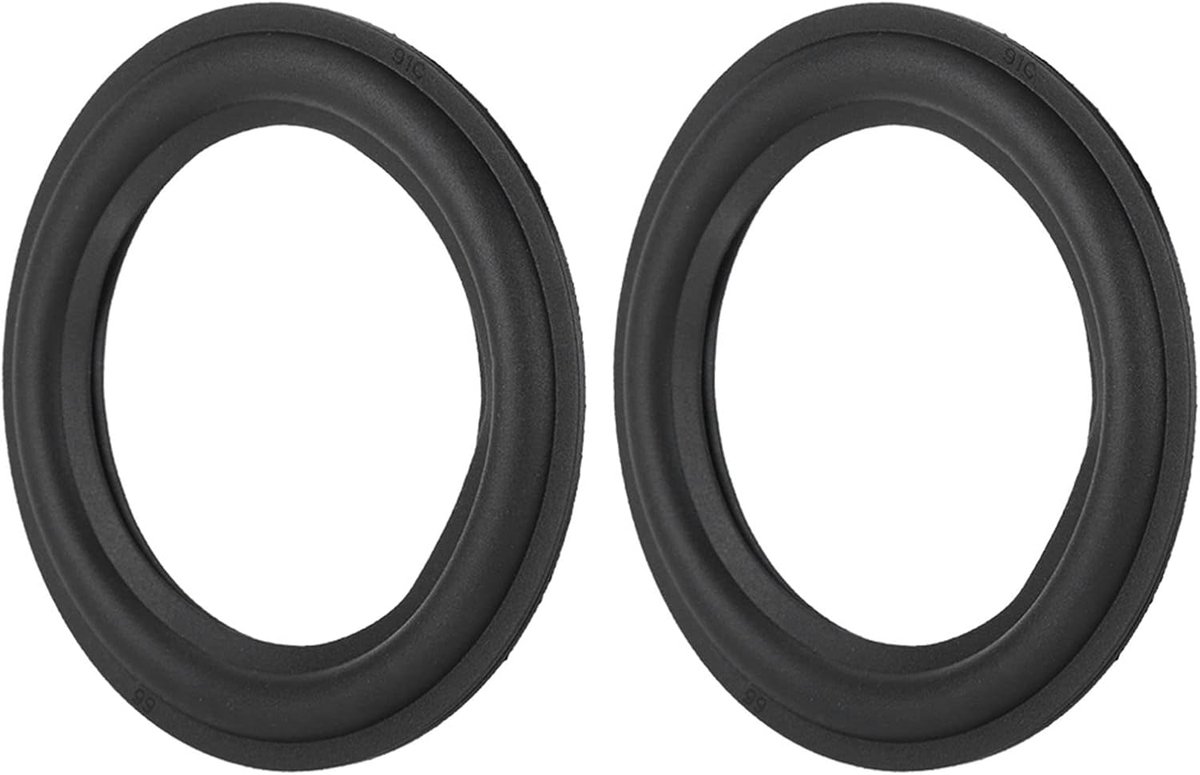 SnelShoppen - Speaker Surround Reparatie Subwoofer Foam Surround 5''/4'' Woofer Vervangingsonderdelen Rubber Perforatie voor Perfecte Geluidskwaliteit