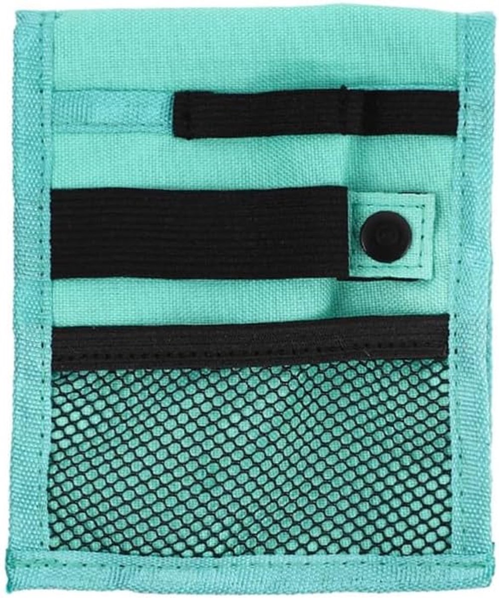 SnelShoppen - Groene Verpleegkundige Hulporganizer - Zakorganizer voor Verpleegkundige Accessoires - Inclusief Sleutels, Stoppers, Zaklamp, Pincet, Pe