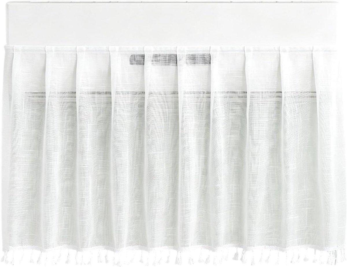 Airconditioner Deflector - Windblokker Hoes - Directe Tocht Voorkomen - Gereedschapsloze Bevestiging - 100x50 cm - Wit