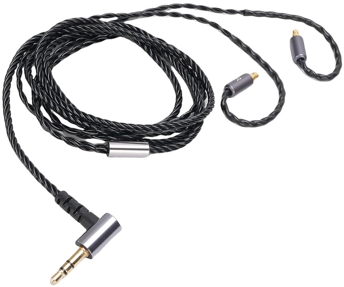 SnelShoppen - Vervangende Kabel voor IE100/IE400/IE500, IE100 PRO/IE400 PRO/IE500 PRO Oordopjes, 3.5Mm OFC Gevlochten Audiokabel met Gouden Connector