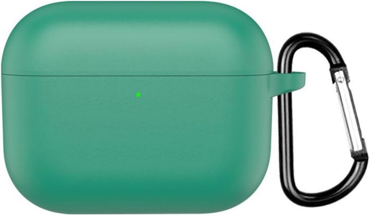 SnelShoppen - Airpods Pro 3 2025 Hoesje - Silicone Beschermcase - Lichtgewicht, Schokbestendig, Draagbaar - Army Groen - Ultra Dun en Zacht