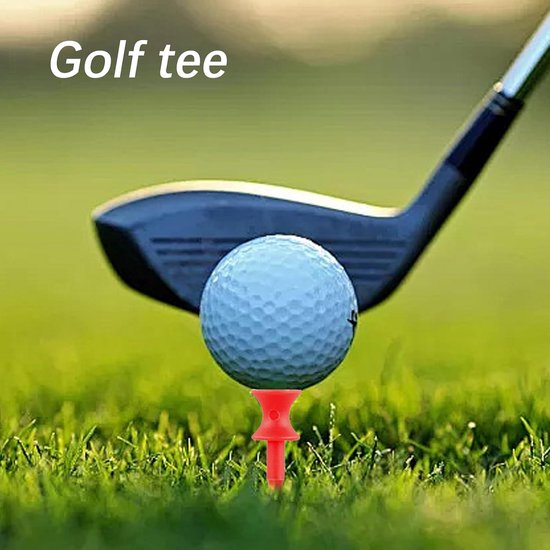 Golf Tees - Golf T-shirts - Golf Training - Duurzame Rubberen Hoes - 31mm 100 stuks - Gekleurd van GOLF — afbeelding 4
