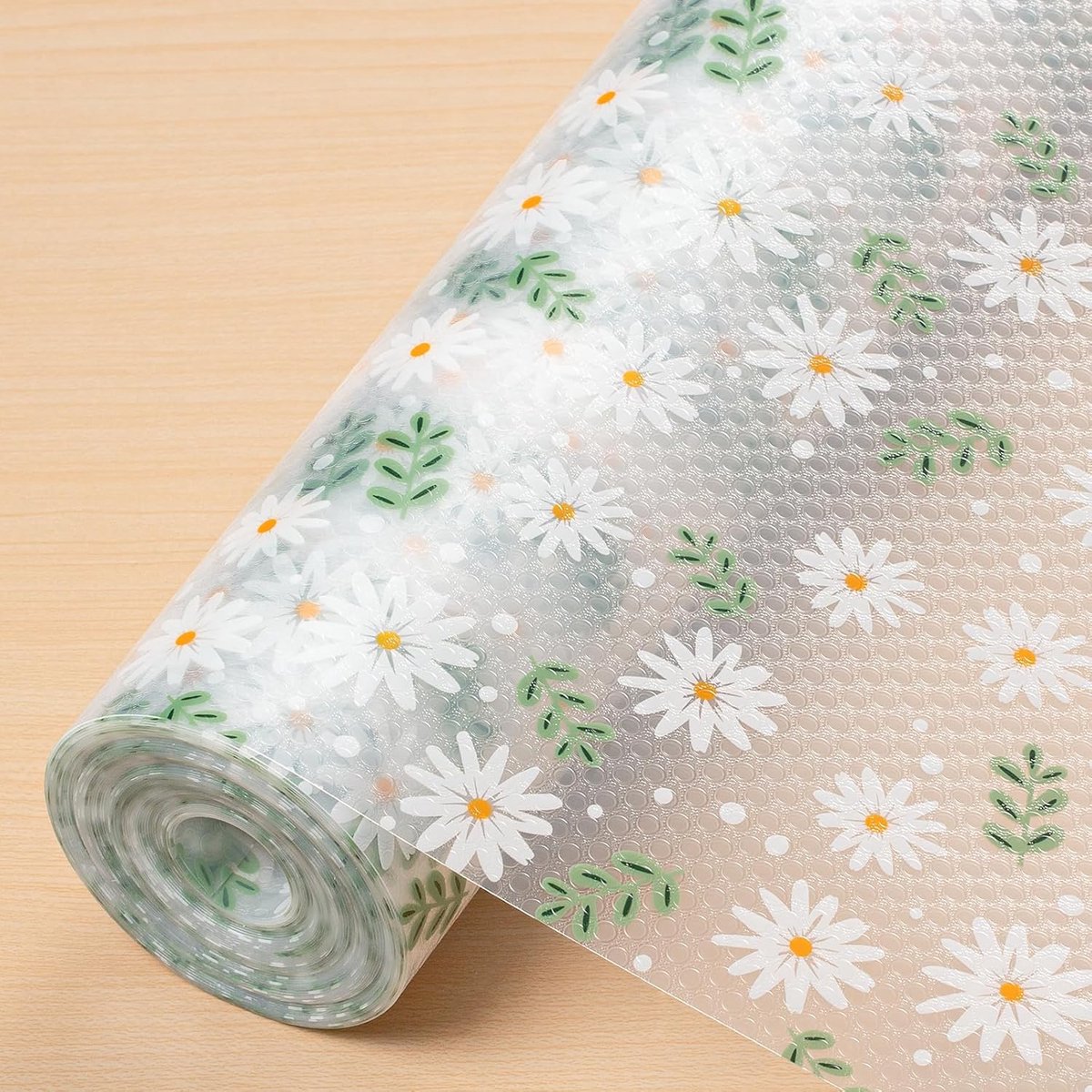 Plankvoering – Premium niet-klevende kast- en ladevoering voor keuken – Waterdicht plankpapier met modern patroon – Duurzame EVA-kastmat – Gemakkelijk te snijden (11,8" B x 120" L)