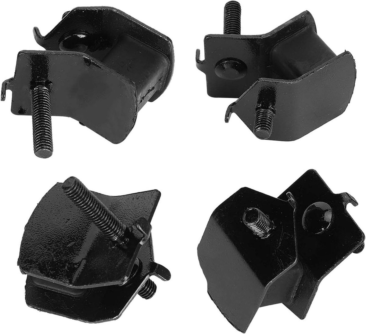 SnelShoppen - 4Pcs Demping Voeten voor Benzine Generatoren, Anti-Vibratie Motorsteunen voor Benzinemotor Generators 168F/170F 2KW-3KW