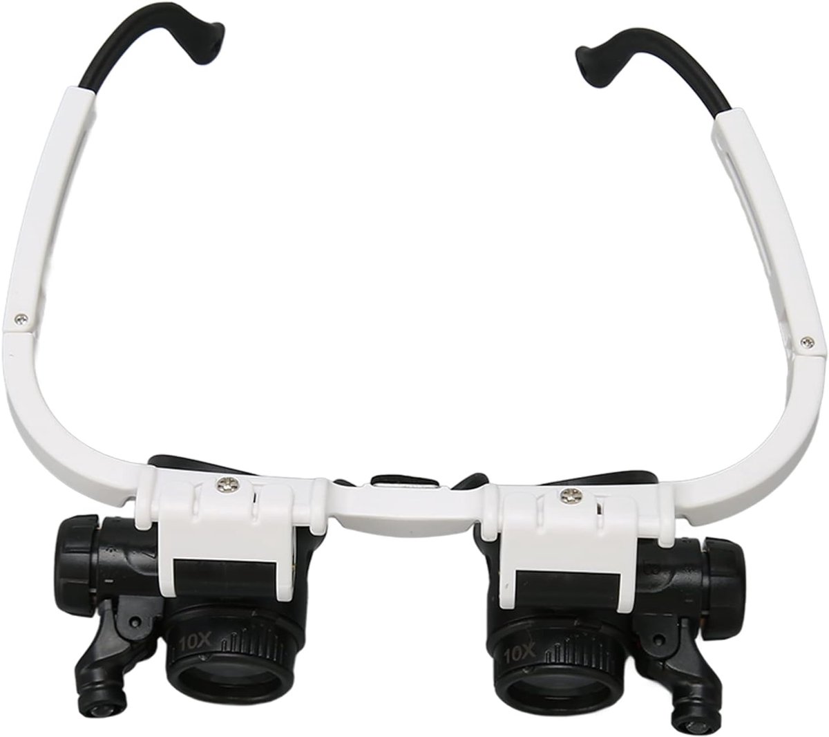 SnelShoppen - Vergrootglas voor Hoofdband met LED Verlichting, Vervangbare Vergrotingslenzen 7x 10x 15x 25x, Ideaal voor Horloge Reparatie en Nauwkeur