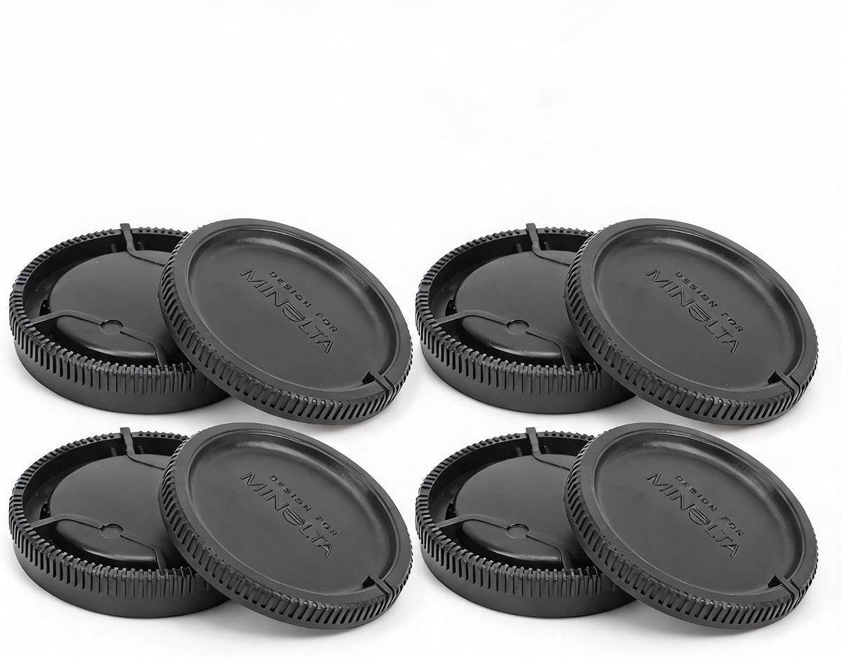 SnelShoppen - Camera Behuizing Cap en Lens Cap Set voor A-camera's, Achterste Lensbeschermer en Voorbescherming, Lensdop voor Camera Behuizing, Hoogwa