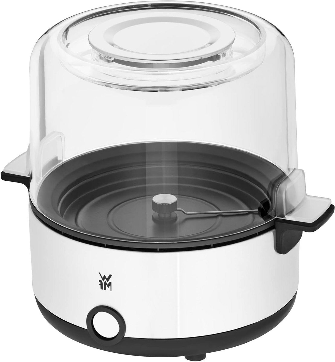 Popcornmachine - Snackmaker - Gezellige avonden - Deksel als serveerschaal - 22 Liter capaciteit - Zilver