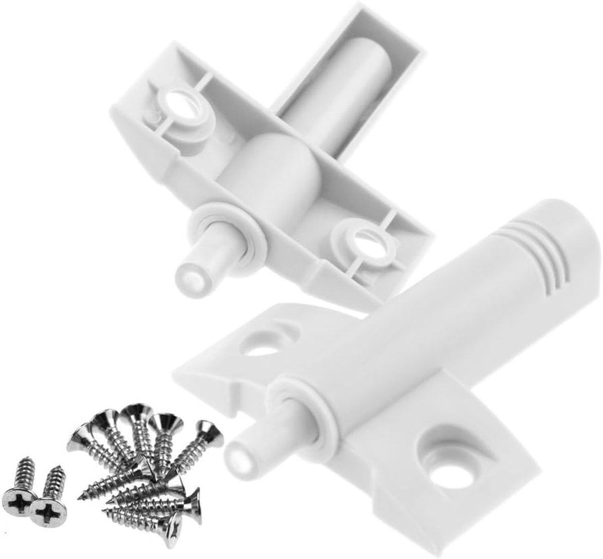 SnelShoppen - 25 x Stop Dampers, Deurklink Dampers, Wit, Geluidsisolatie, Schokabsorberend, Voor Deuren en Ramen, Perfect voor Woonkamer en Slaapkamer