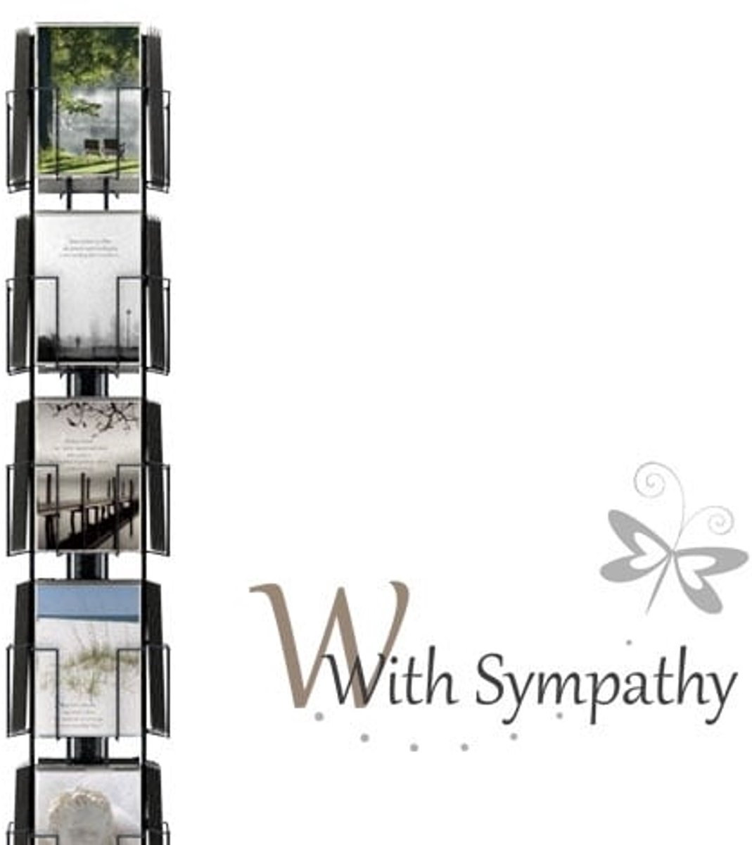 With Sympathy complete serie inclusief display in bruikleen, topkaart en backcards