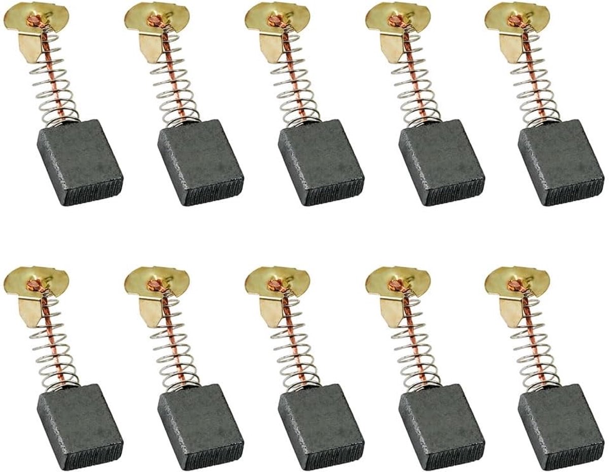 Selyse Pack of 10 Motor Carbon Brushes, Power Tool Replacement Carbon Brushes, Drill Brushes, Angle Grinders, Circular - ShopVlot