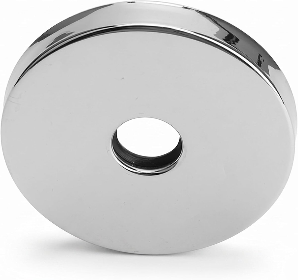SnelShoppen - Grote Douchearm Flens, Grote Diameter Duurzame Decoratieve Cirkel Douchearm Rosette Plaat voor Thuis (Gegalvaniseerd)