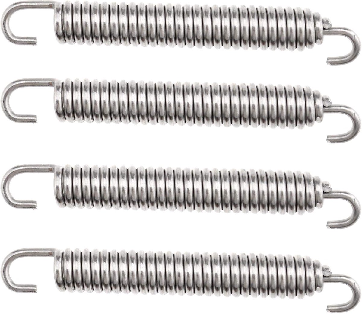 SnelShoppen - 4 Stuks Uitbreidingsveren Voor Motorfiets, Scooter, ATV - Roestvrij Staal - 60x10mm - Hoog Temperatuur Bestendig