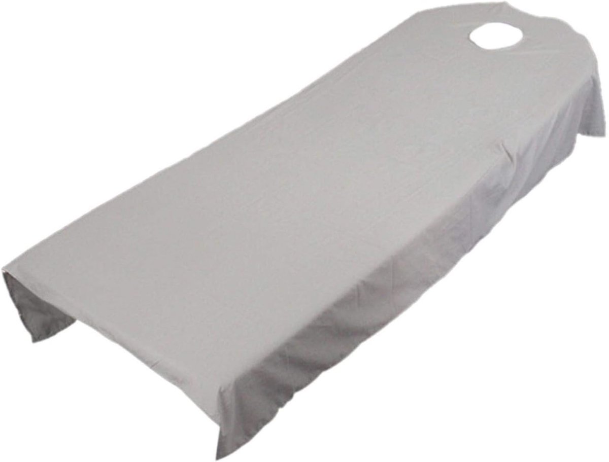Anwangda Reusable Cosmetic Salon Sheets Oil Resistant SPA Massage Treatment Bed Table Cover Soft Cotton Bed With Face - ShopVlot