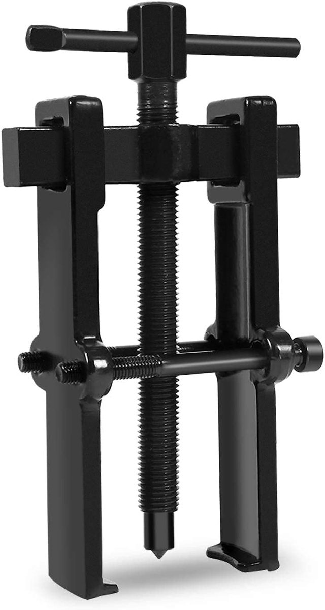 SnelShoppen - Multifunctionele Dubbele Kogeltrekker, Versterkt Carbon Staal, Handgereedschap Set voor Auto en Motorfiets, 2.5in (35 * 45mm)