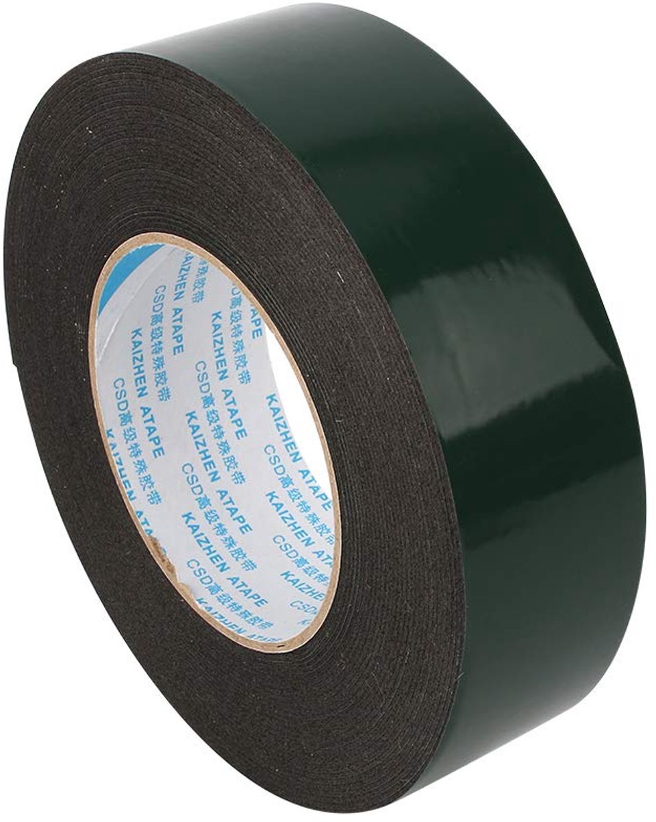 SnelShoppen - Dubbelzijdige Schuim Tape Zelfklevend Super Sterk Waterdicht Tape Zwart 40MM×10M voor Huis, Tuin, Klussen en Decoratie
