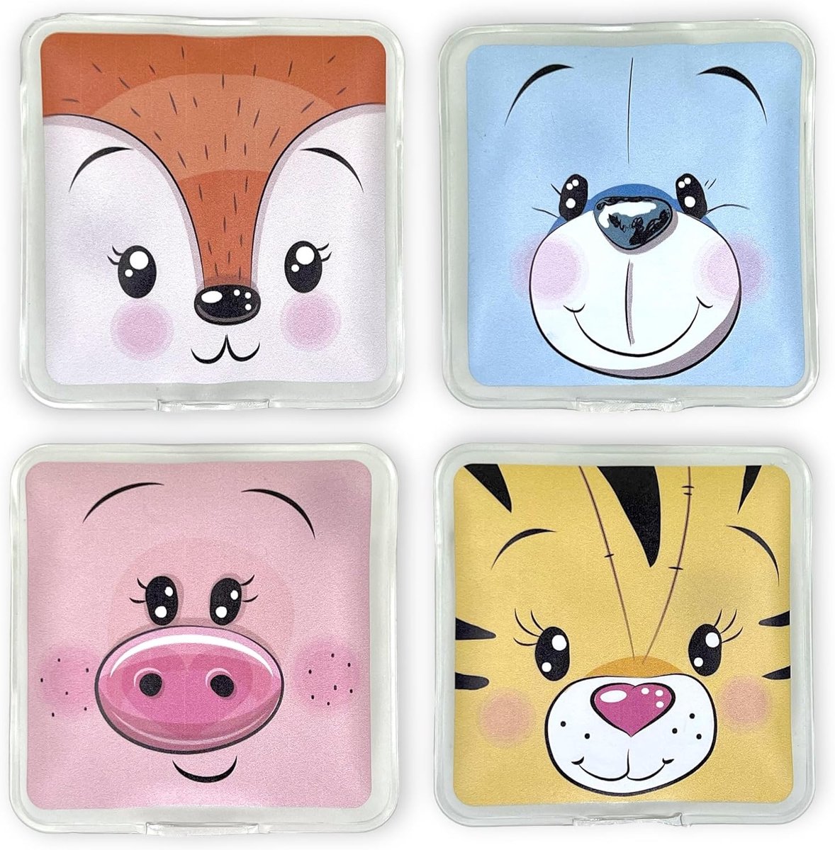 SnelShoppen - Handwarmers, Pocket Warmers Set, Herbruikbare Warmtepads voor Koude Dagen, Ideaal voor onderweg, Met Leuke Motieven, 100% Comfortabel Ma