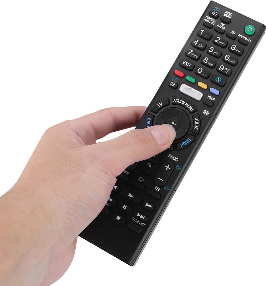 SnelShoppen - Universele Afstandsbediening Vervangende RM L1275 voor TV - Geschikt voor Diverse Modellen - Eenvoudige Installatie - Duurzaam en Stijlv