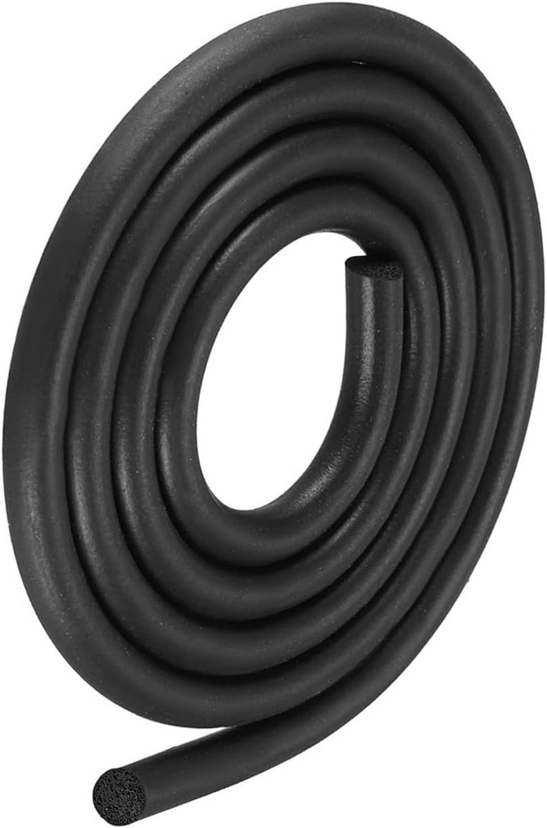 SnelShoppen - METALLIXITY Foam rubber weerbestendige afdichtstrips 25mm diameter x 1m lengte 1 stuk EPDM rubber ronde afdichtstrips voor reparatie van