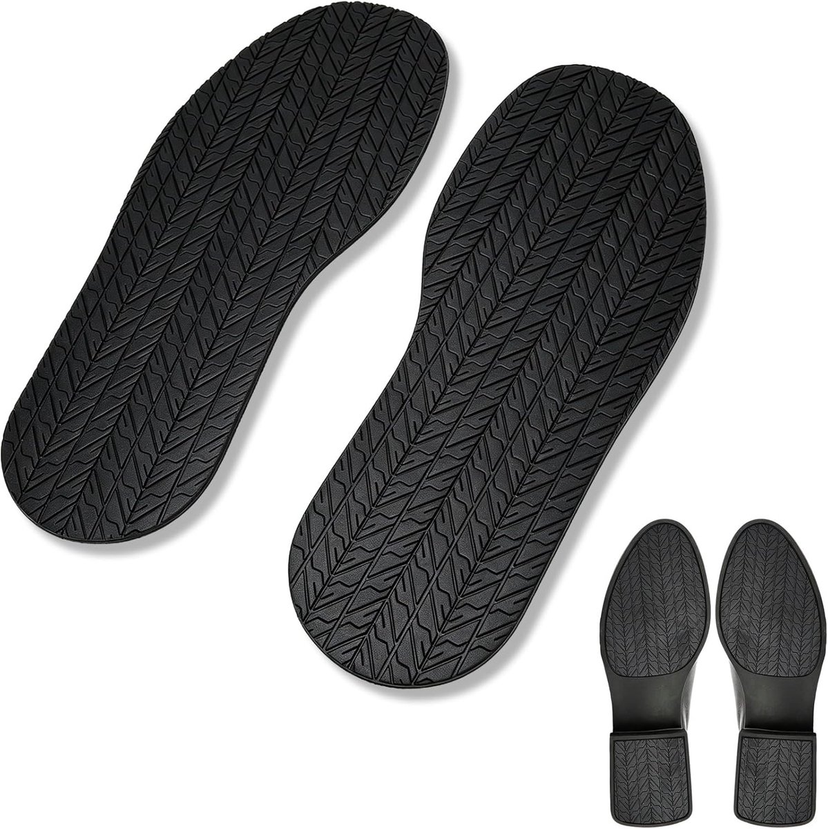 Schoenreparatie zoolset - rubberen volzolen - antislip - perfect voor binnen en buiten - ShopVlot