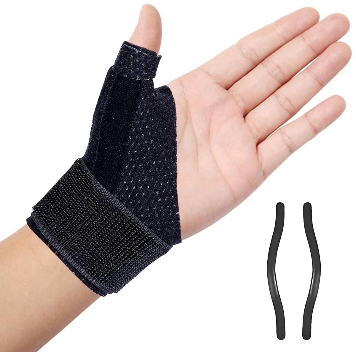 SnelShoppen - Duurzame Duimbrace Rechts - Comfortabele Duimsteun voor Rizzoarthrose, Polsband voor Verstuikingen, Ademend Materiaal, Ideaal voor Dagel